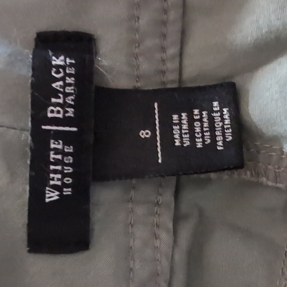 Sz 8 WHBM Green Cotton Capri's - Picture 6 of 8